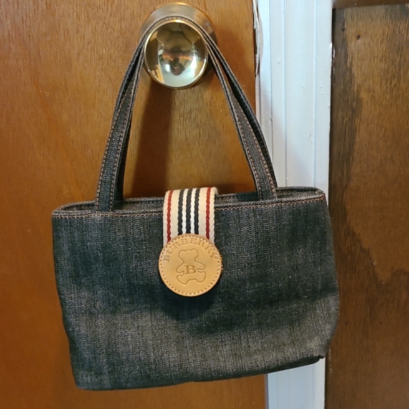 Burberry Blue Denim Mini Bag - Picture 1 of 6
